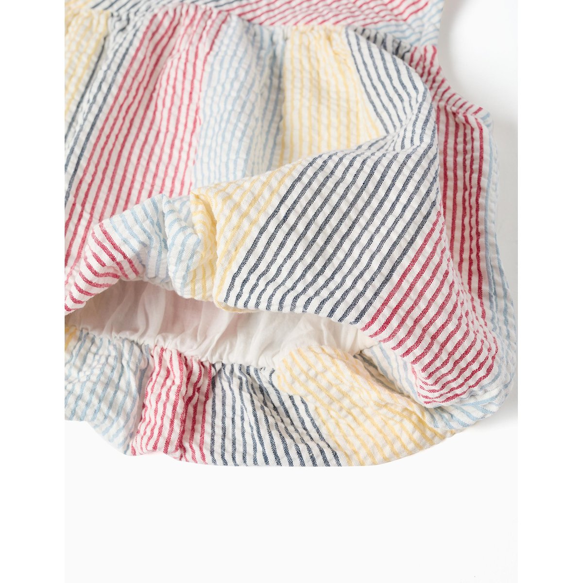 Blouse sans manches en coton à rayures You&Me rouge, ZIPPY