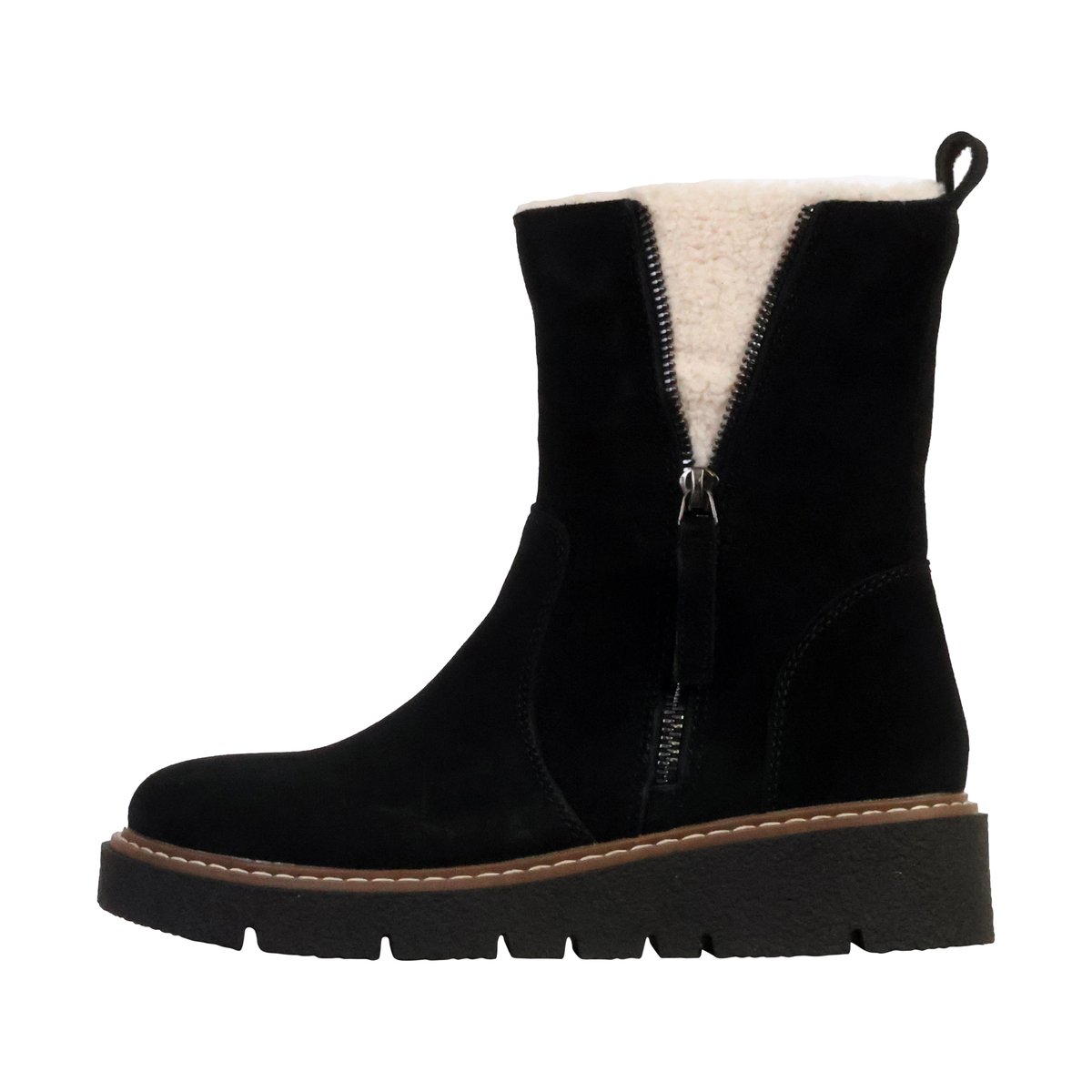 Bottines Cuir Alénoa noir, THE DIVINE FACTORY