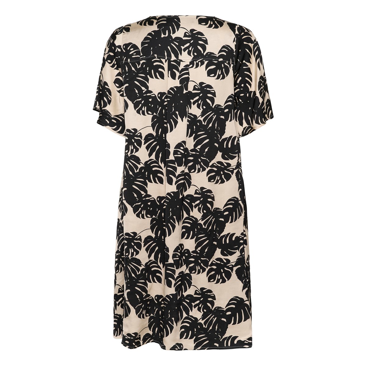 Dress noir black palm leaves, CULTURE