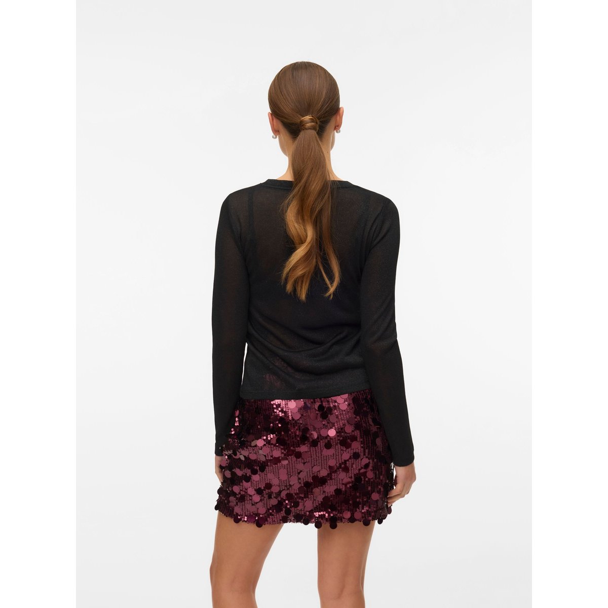 Top noire - black, VERO MODA