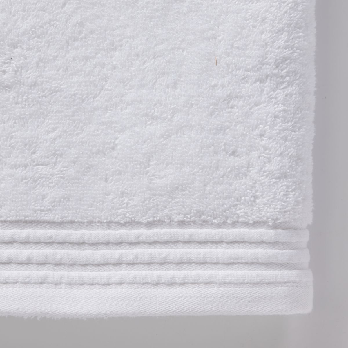 Drap de douche coton uni BATHROOM blanc, UTILITY
