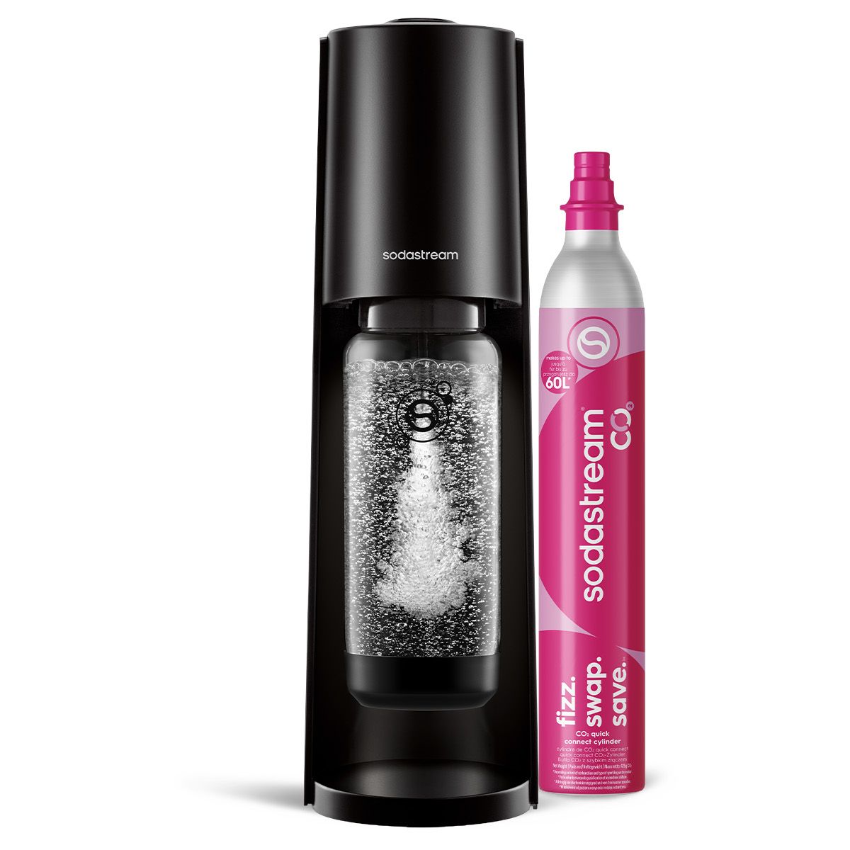 Machine à soda CLASSIC Noire couleur unique, SODASTREAM