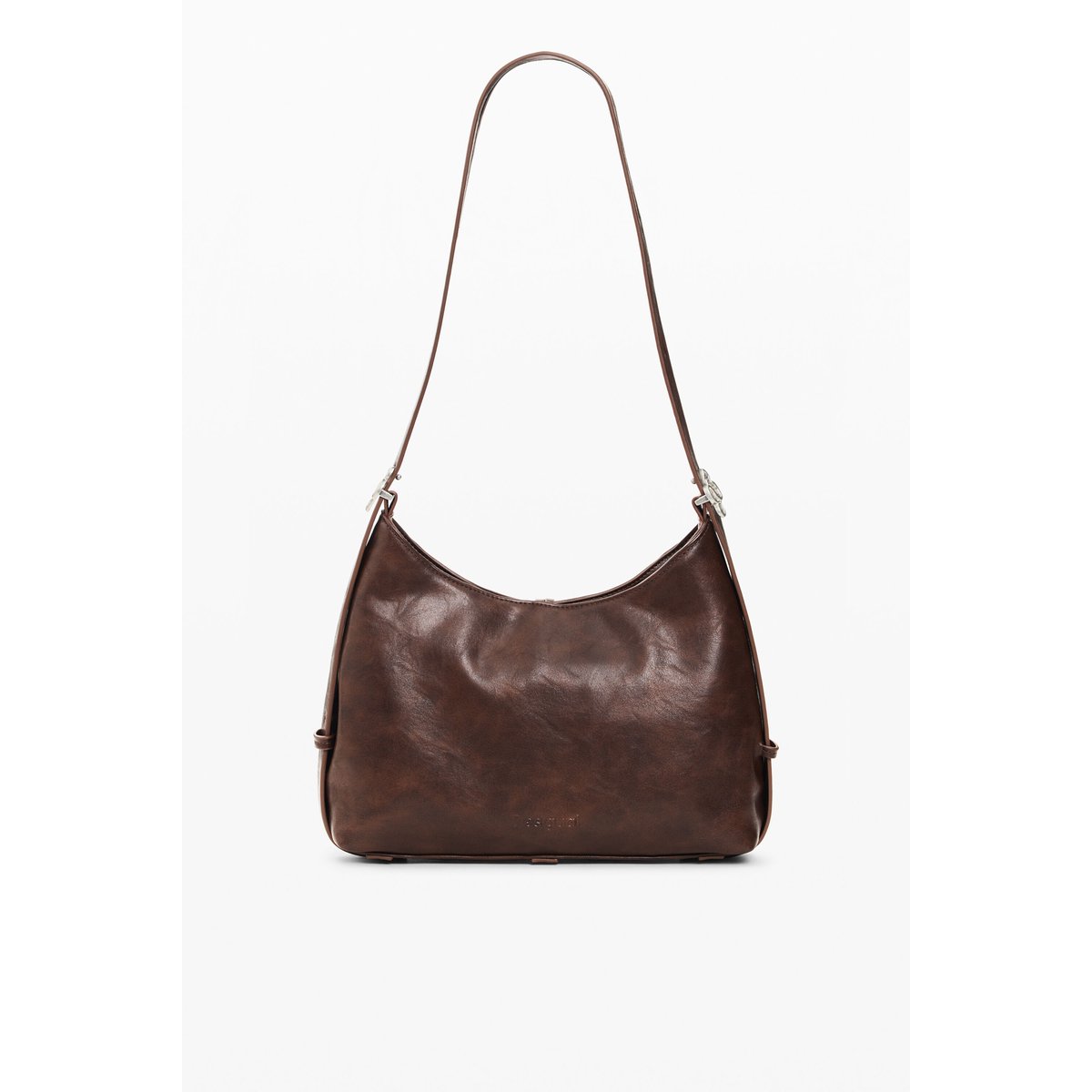 Sac effet cuir moyen marron, DESIGUAL