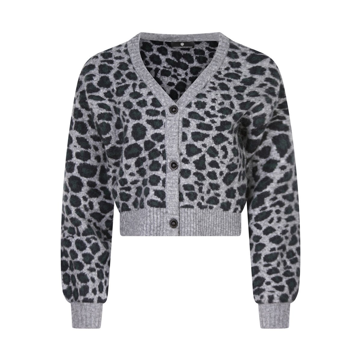 Cardigan léopard ajustée gris, FREEMAN T. PORTER