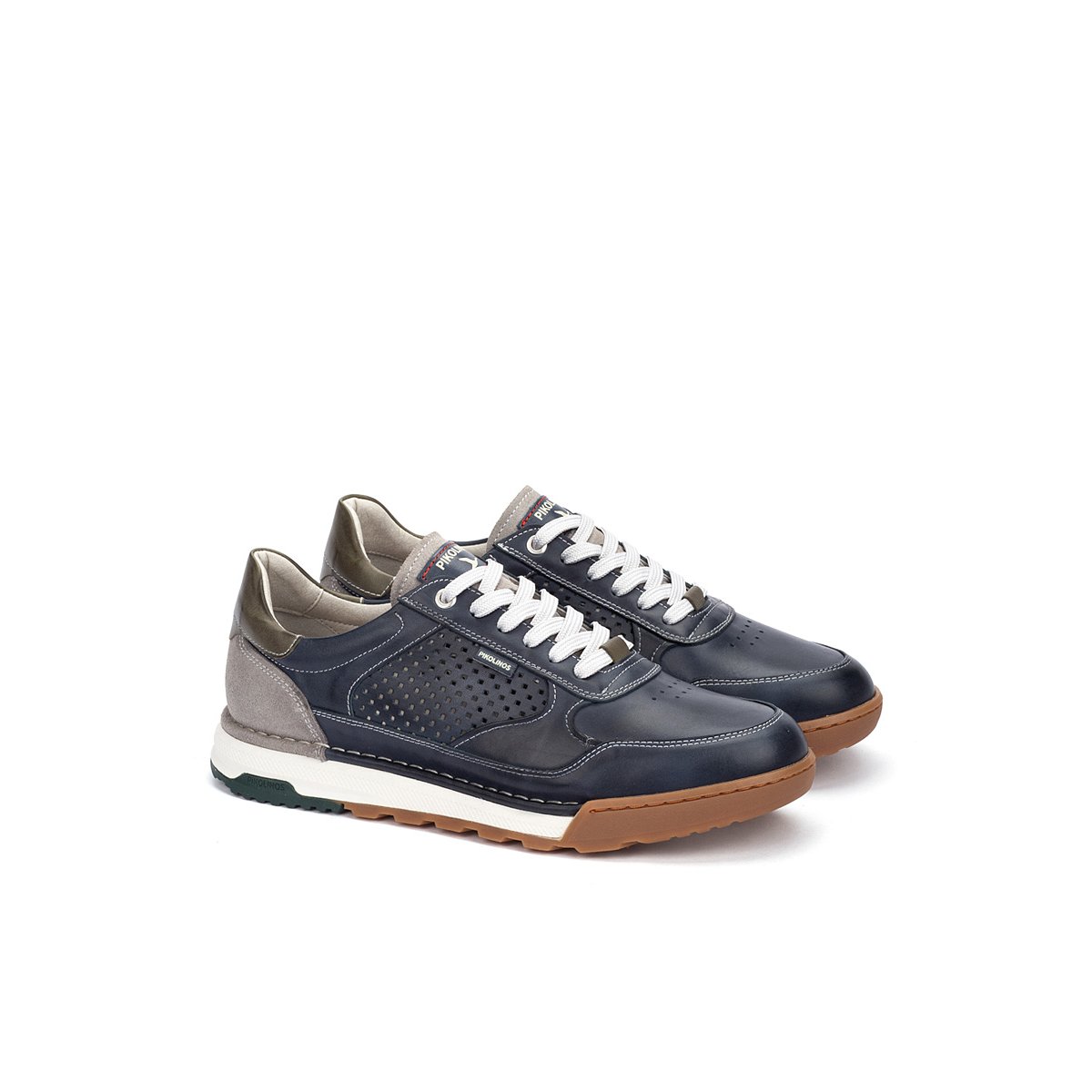 Baskets cuir Teide blue, PIKOLINOS