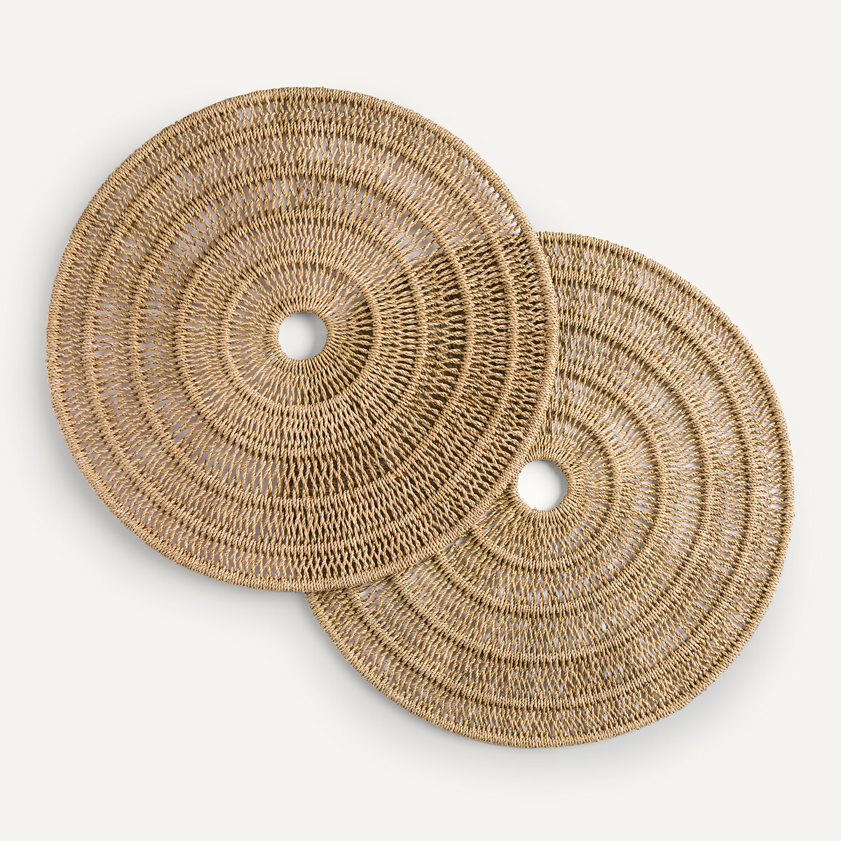 Le lot de 2 sets de table rotin, Manado naturel, AM.PM