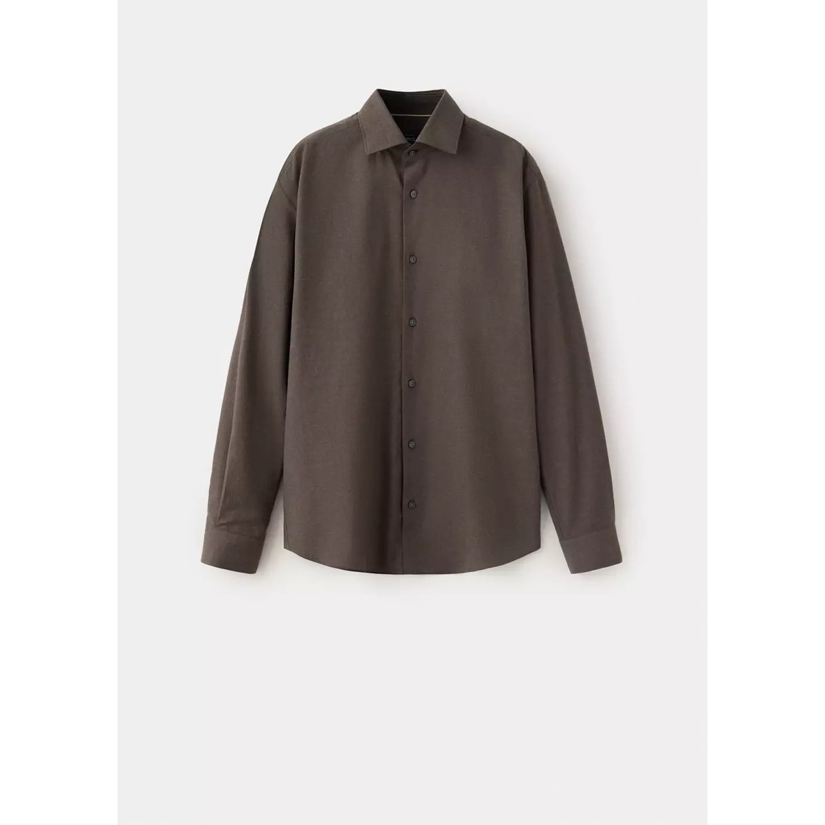 Chemise 100 % coton marron, MANGO MAN