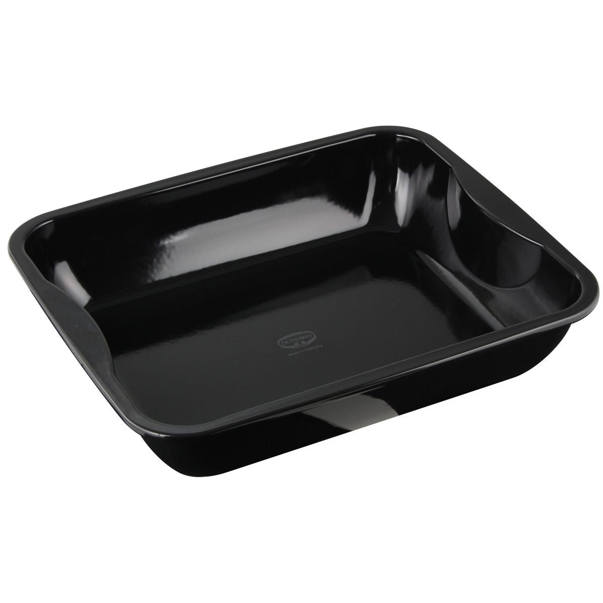 Plat à four XXL bords hauts BACK-IDEE KREATIV noir, DR OETKER