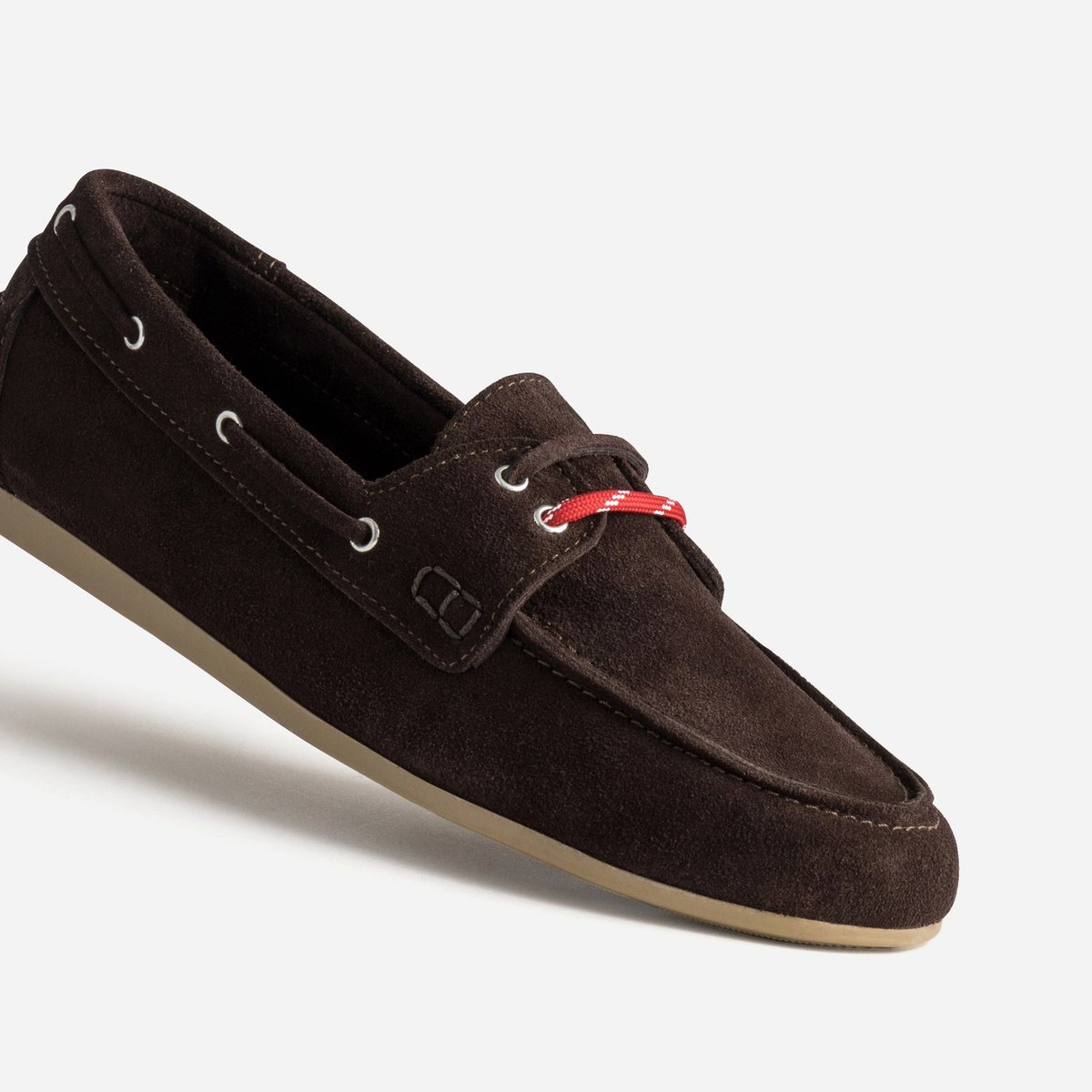 Derby en cuir GENTILLE chocolat, ERAM