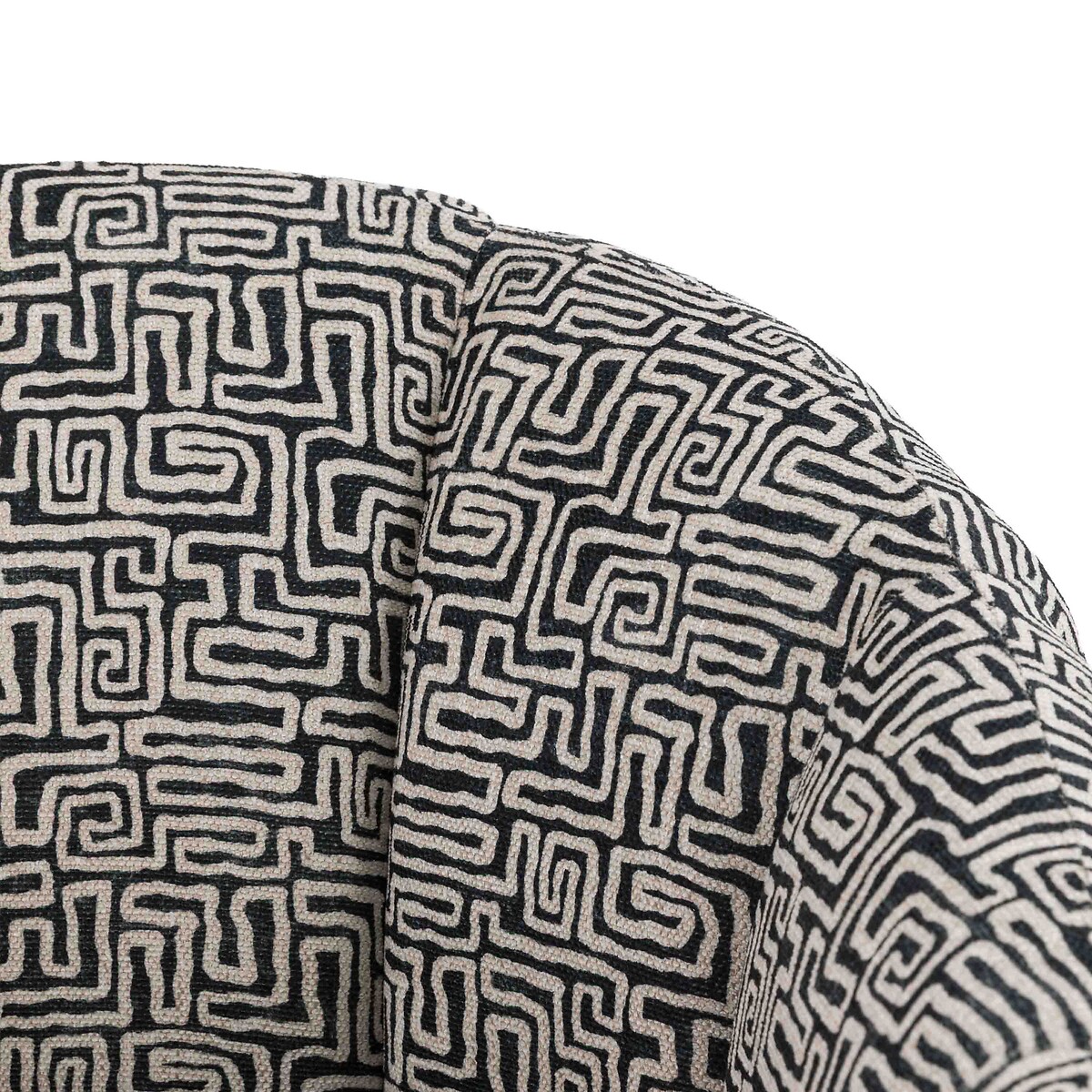 Adela Tub Accent Chair black/white, ÉDITÉ