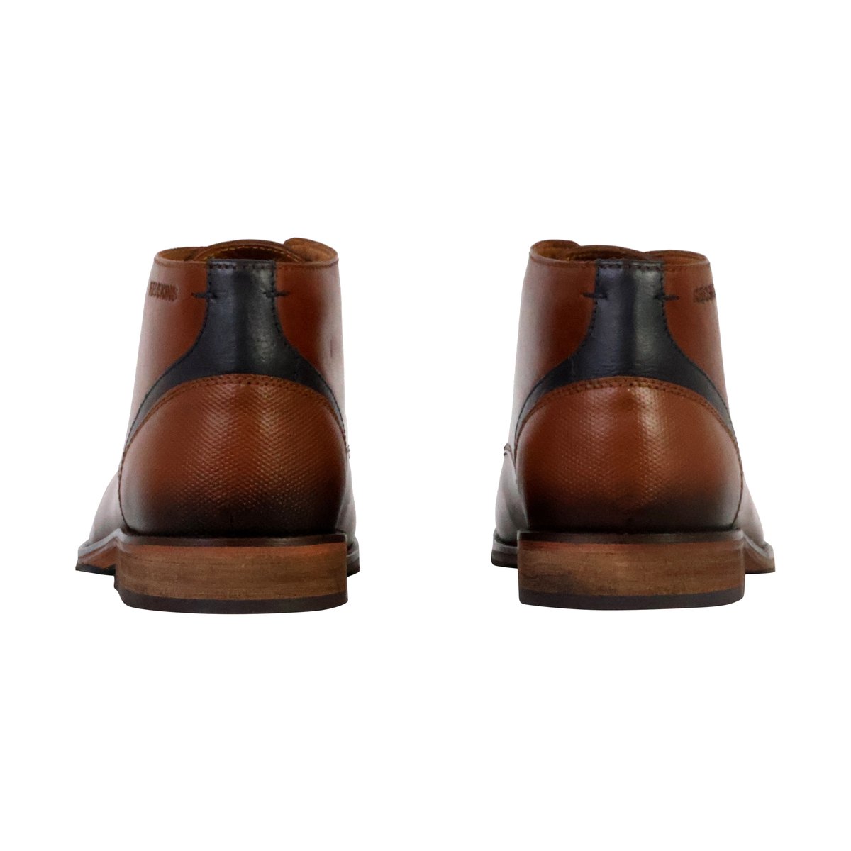 Derbies Cuir Nashville cognac marine, REDSKINS