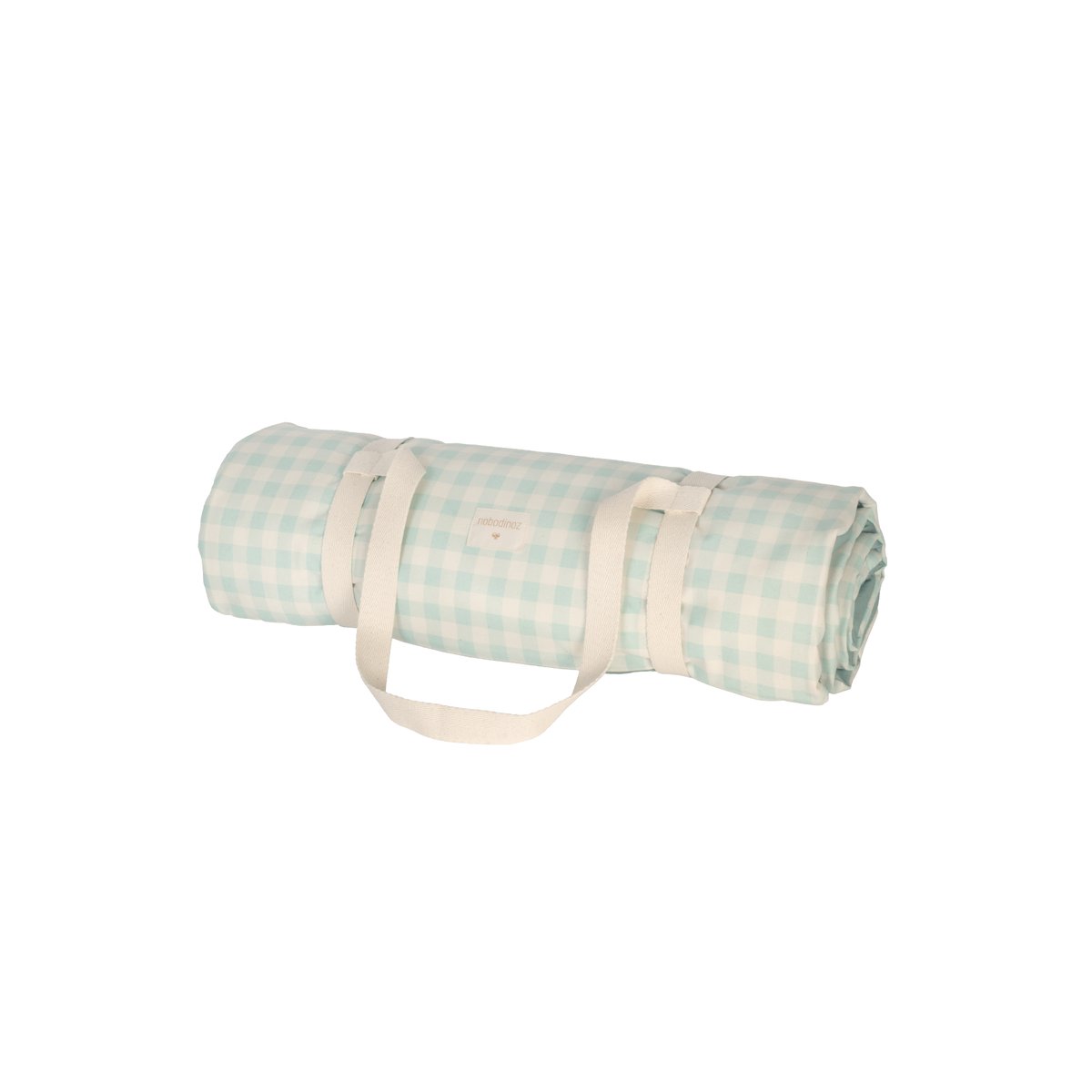 Matelas de pique-nique imperméable SUNSHINE vichy opaline, NOBODINOZ