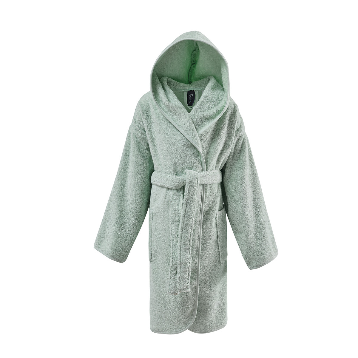 Peignoir de bain enfant 450 g/m² KERMY menthe, SENSEI MAISON