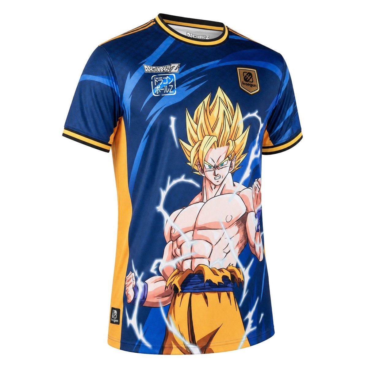 Jersey E-sport Dragon Ball Z bleu marine/jaune/orange/bleu, FREEGUN