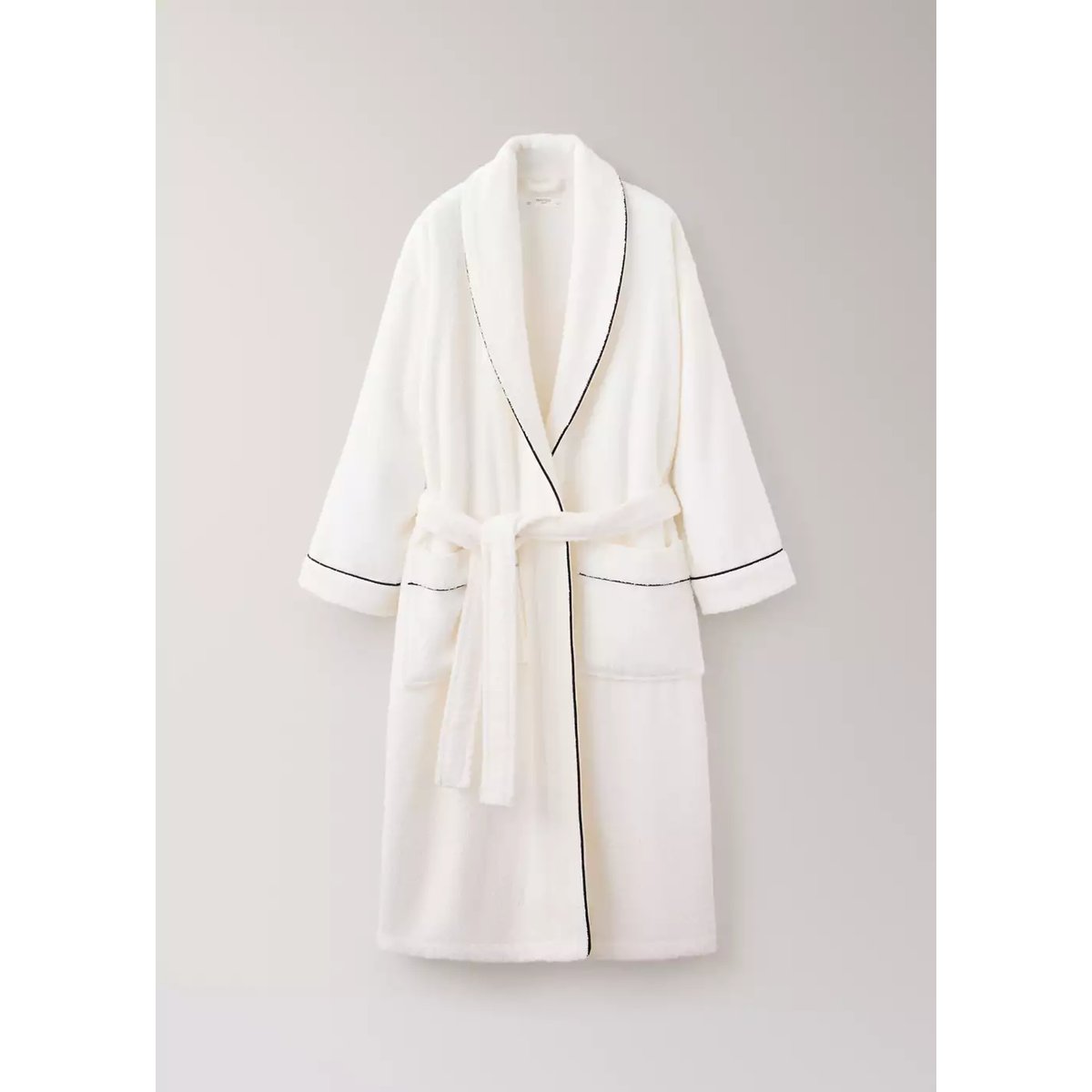 Peignoir 100 % coton blanc, MANGO HOME