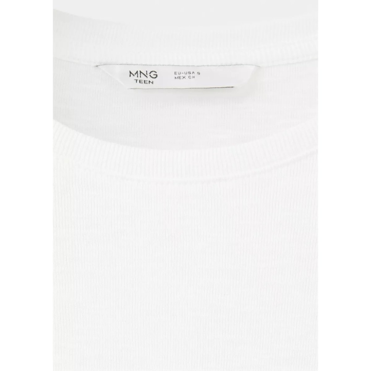 T-shirt à manches longues avec boutons décoratifs blanc cassé, MANGO TEEN