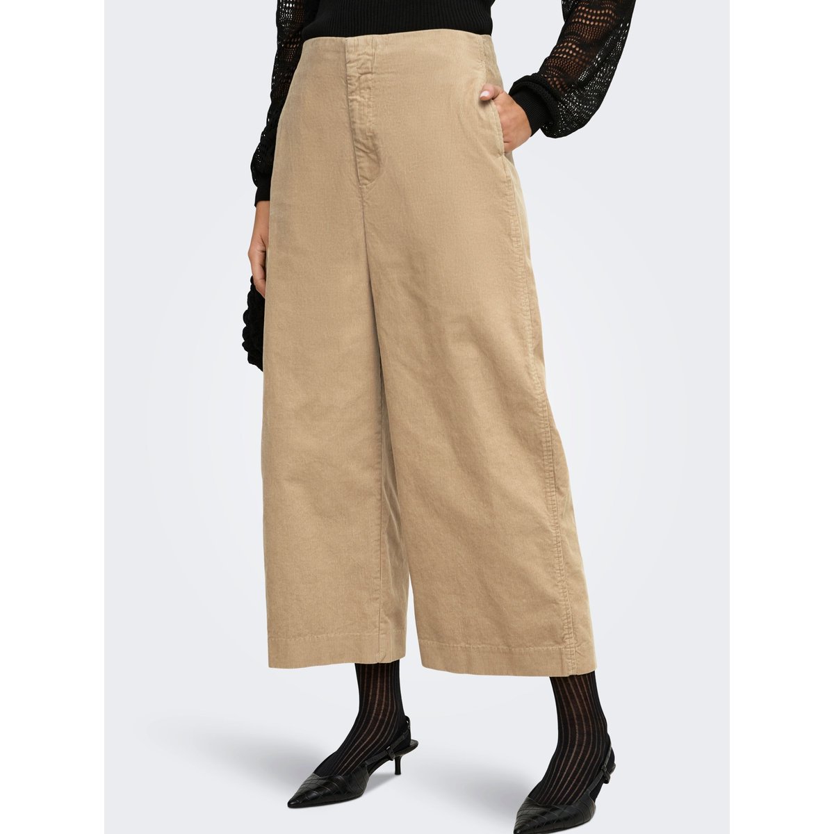 Pantalon Classique marron - cornstalk 1, ONLY