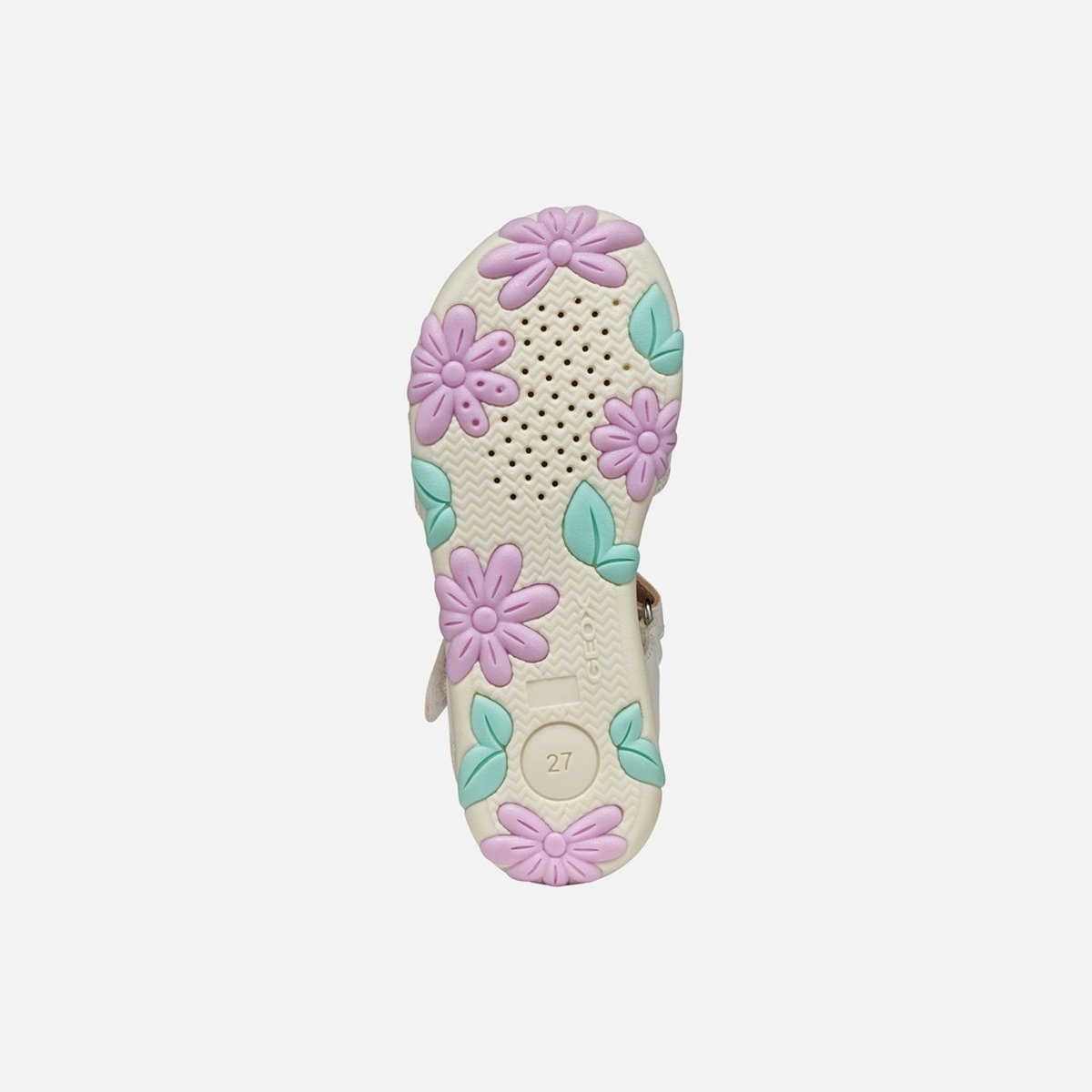 Sandales J SANDAL HAITI blanc/rose clair, GEOX