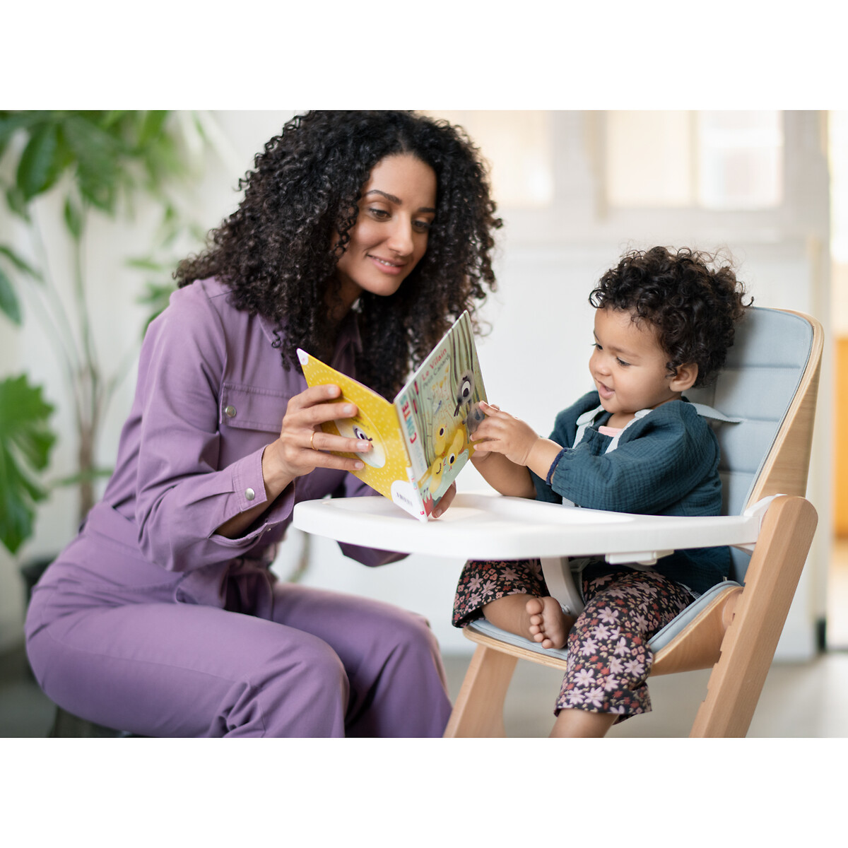 Chaise haute en bois évolutive Nesta bois naturel, MAXI COSI
