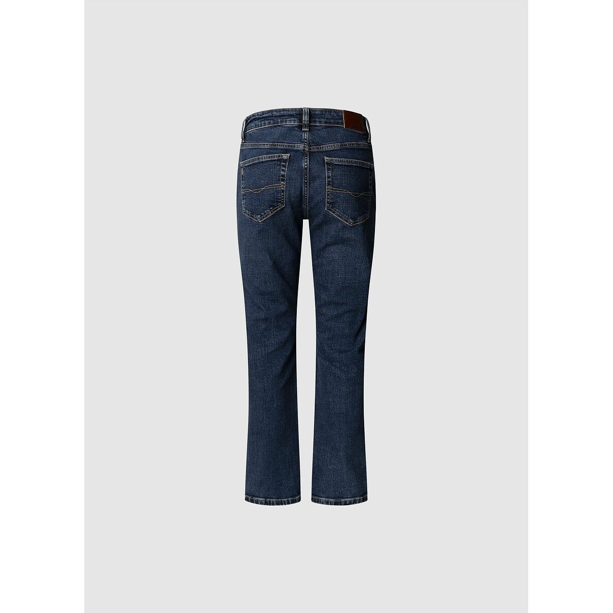 Mary Straight Jeans with Mid Rise blue , PEPE JEANS