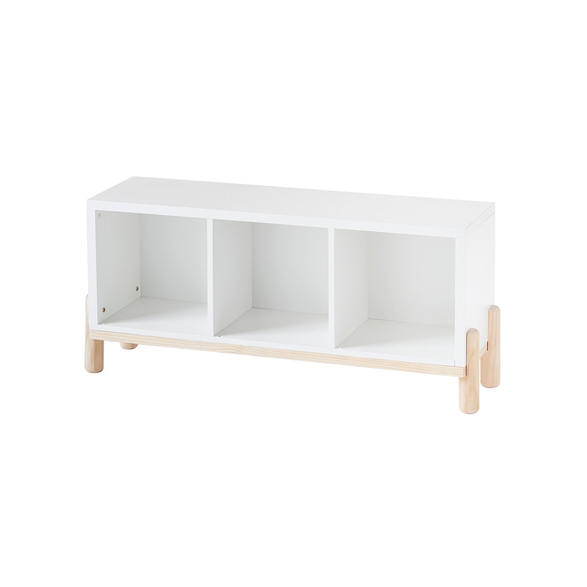 Meuble 3 cases blanc, VERTBAUDET