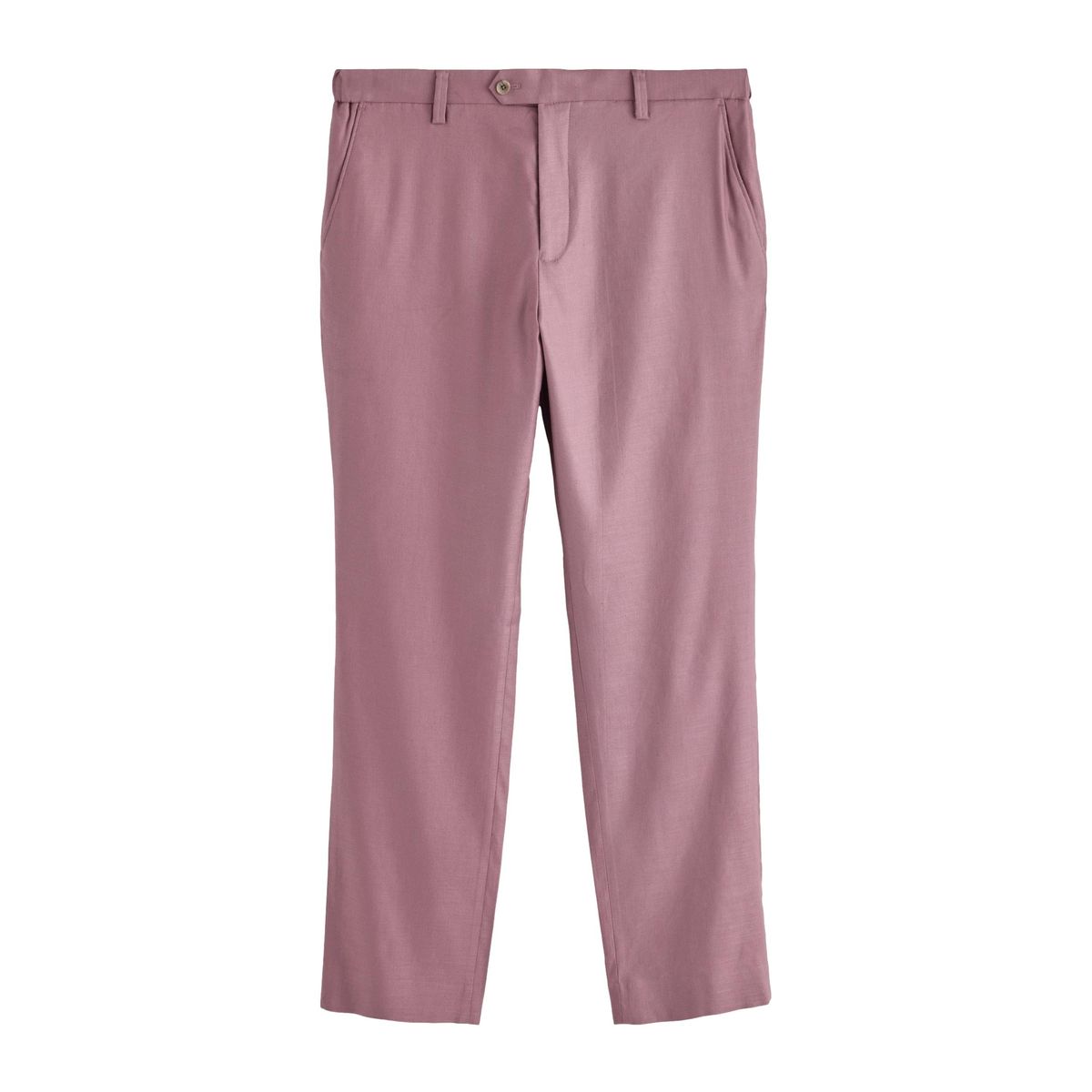 Pantalon habillé en lyocell tencel™ et lin rose, NEXT