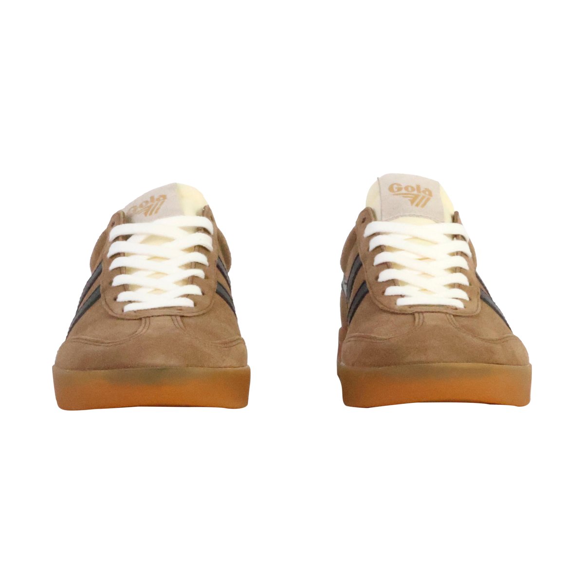 Basket Cuir Cyclone tabaco-noir-mody orange-gum, GOLA