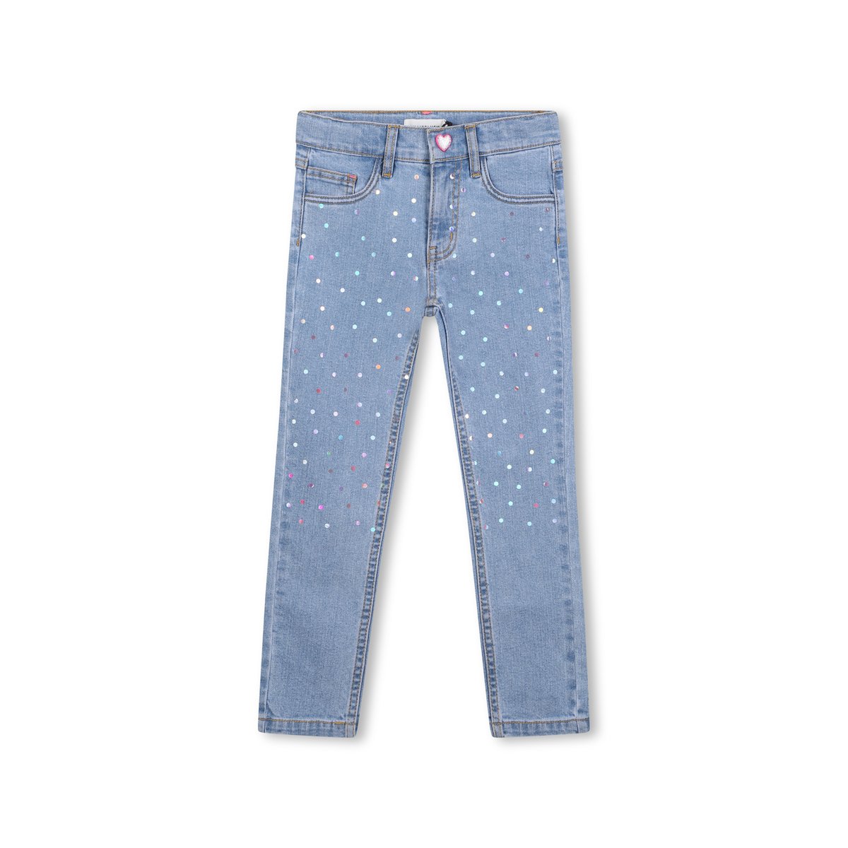Pantalon en denim double stone+brossage, BILLIEBLUSH