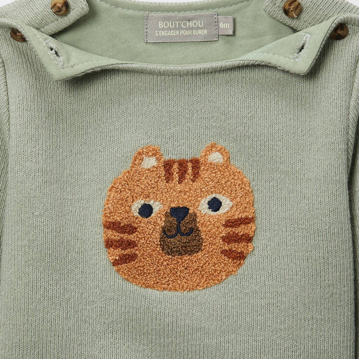 Sweat col rond brodé agave, BOUT'CHOU