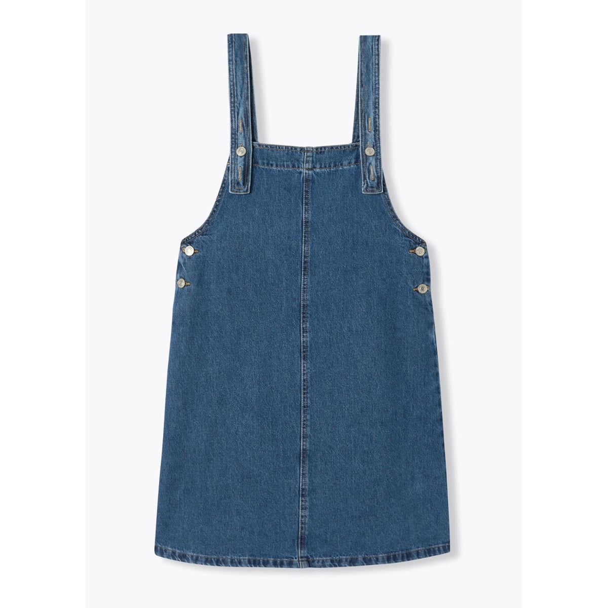Robe-salopette en jean jean moyen, PROMOD