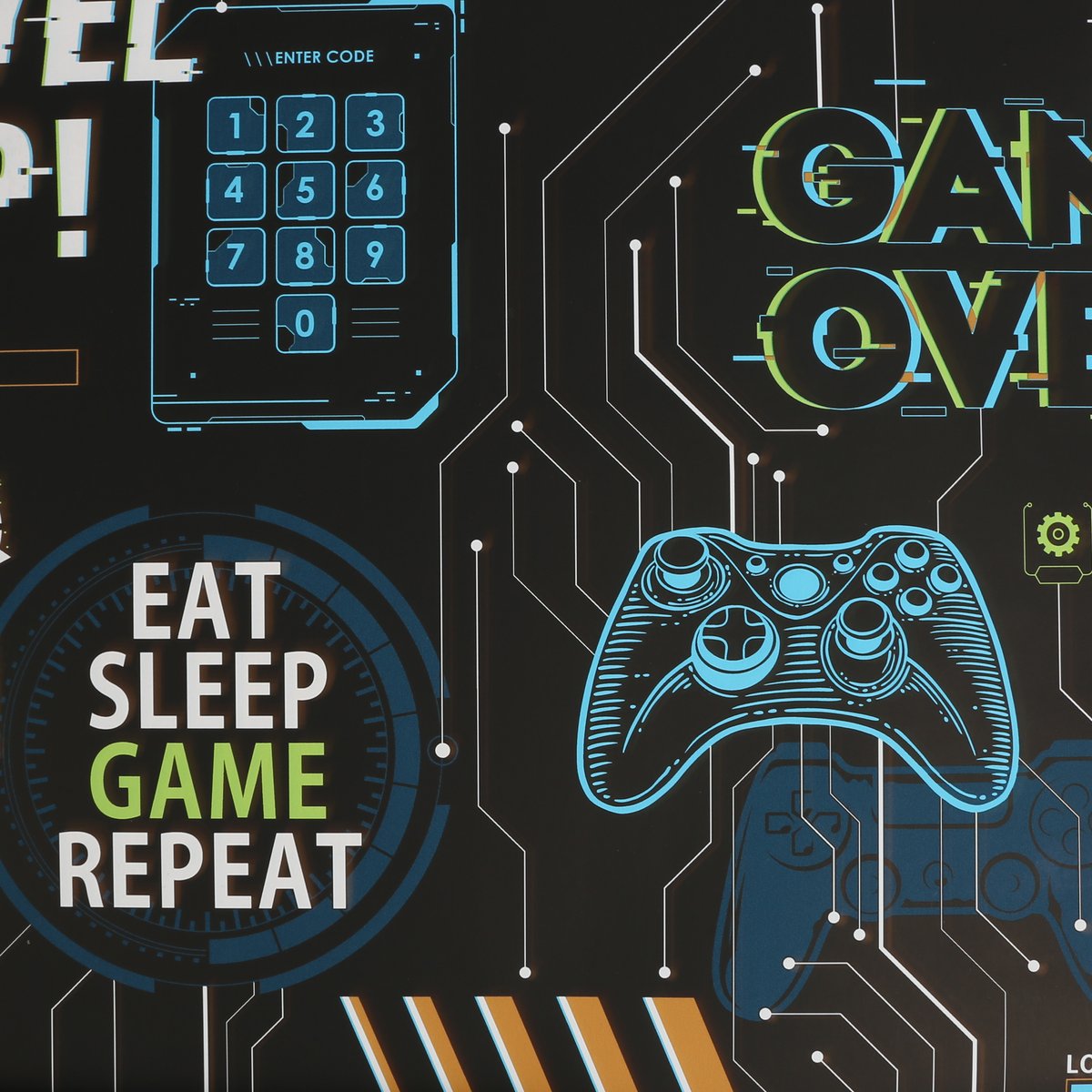 Papier peint Game Over multicolore, SUPERFRESCO EASY