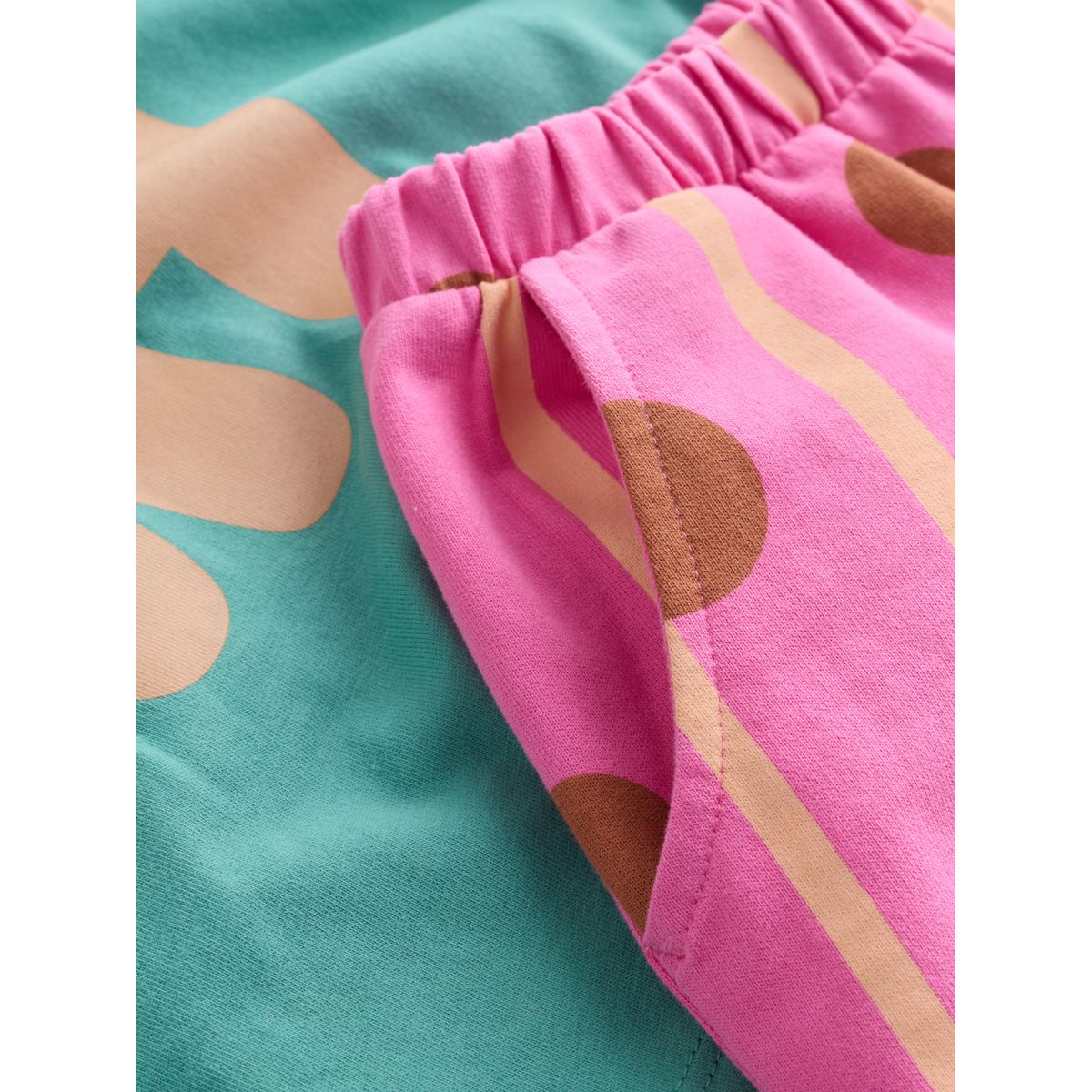 T-shirt manches courtes et pantalon bouffant chat vert, NEXT