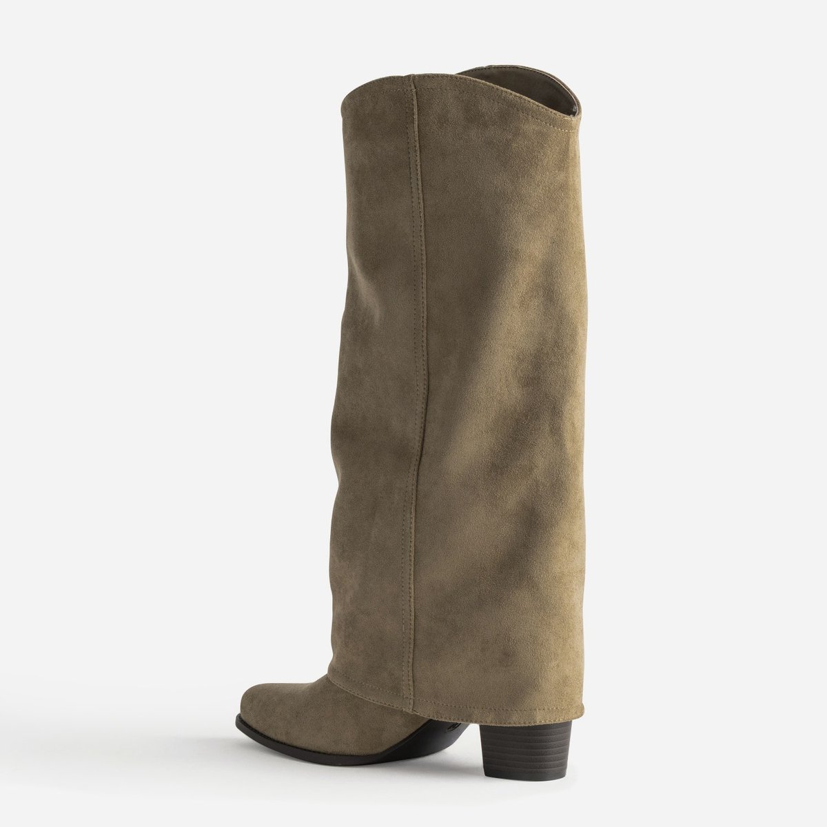 Botte À Talon en cuir MINA. taupe, ERAM