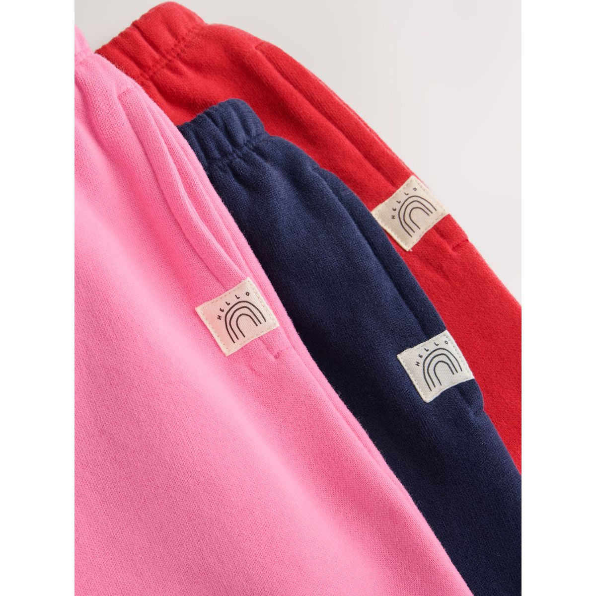 Ensemble de jogging bouffant, lot 3 rouge/rose/marine, NEXT