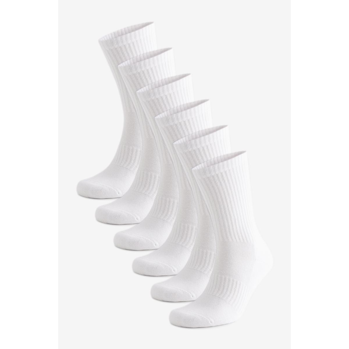 Chaussettes de sport, 6 paires blanc, NEXT