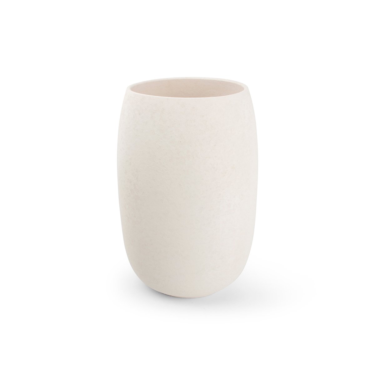 Vase haut 30 cm BULLET blanc, SP COLLECTION