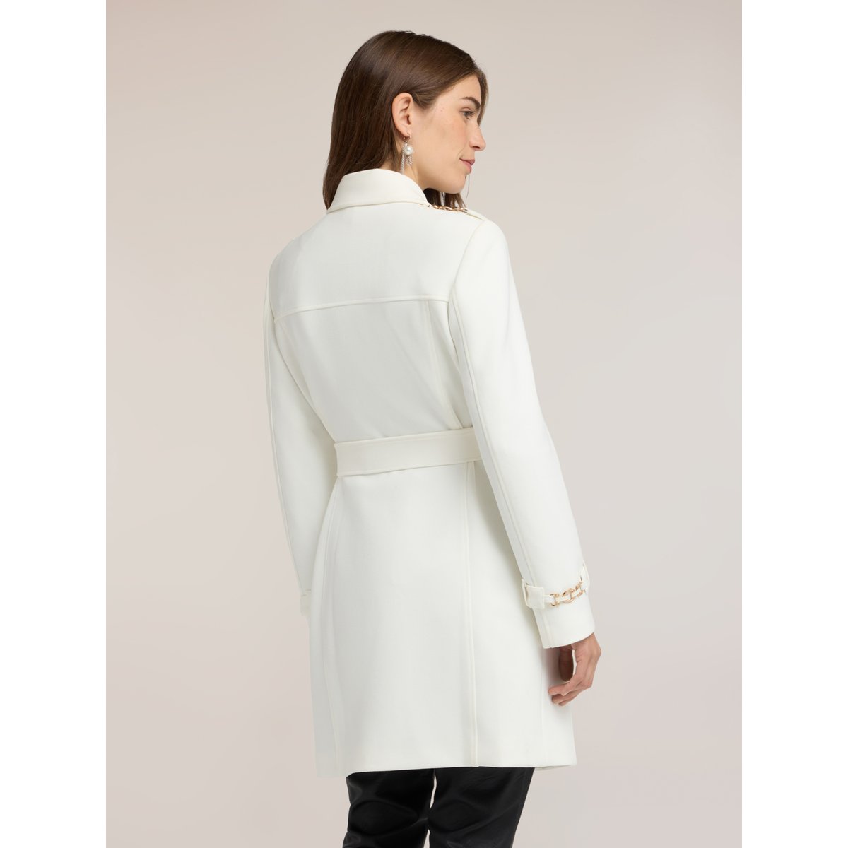 Trench ceinturé blanc, MOTIVI