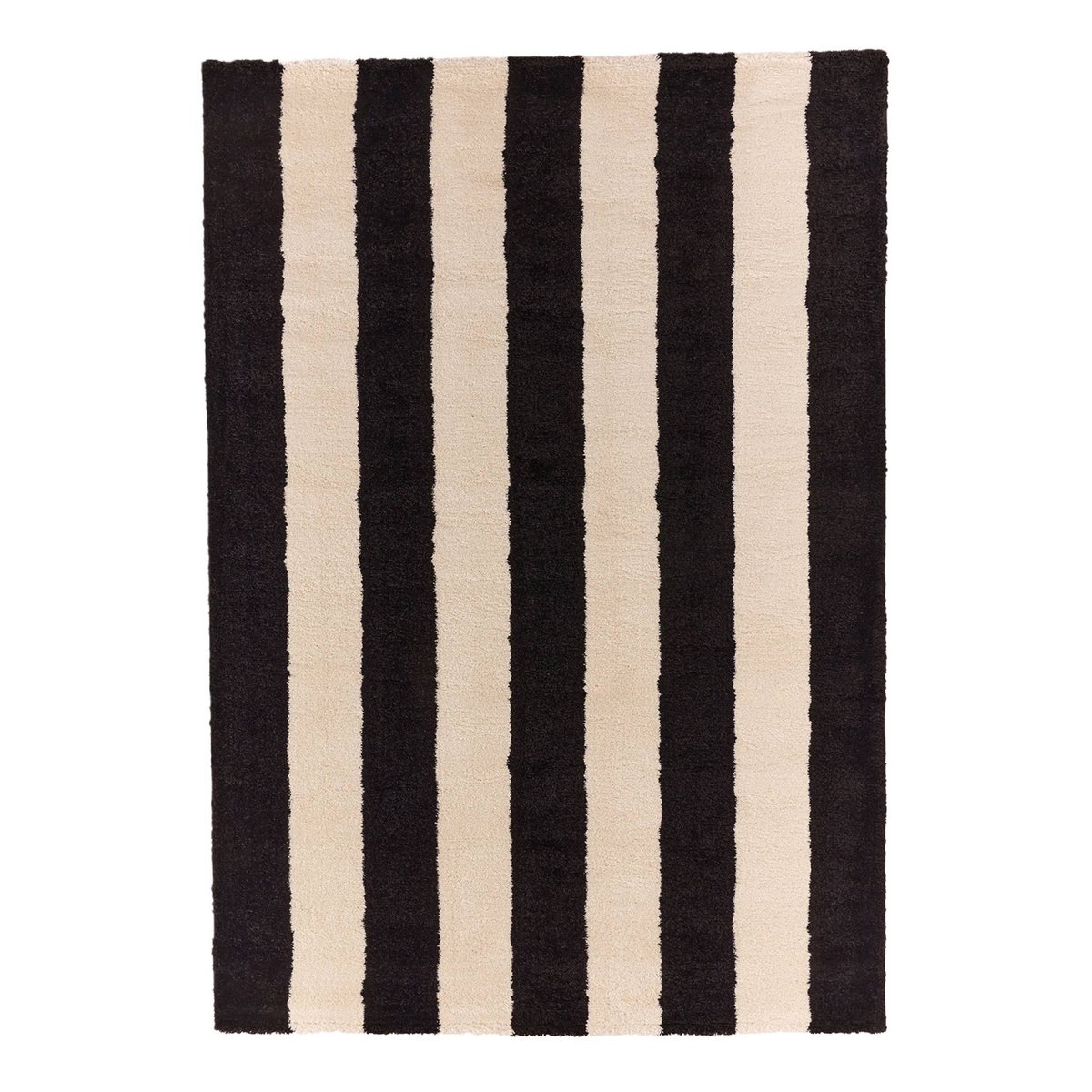Tapis intérieur rectangulaire contemporain PABLO noir / blanc, SWEEEK