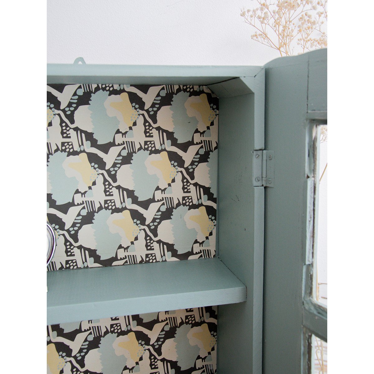 Meuble de rangement en bois Michel N°217 - Bon état bleu, DEBONGOUT