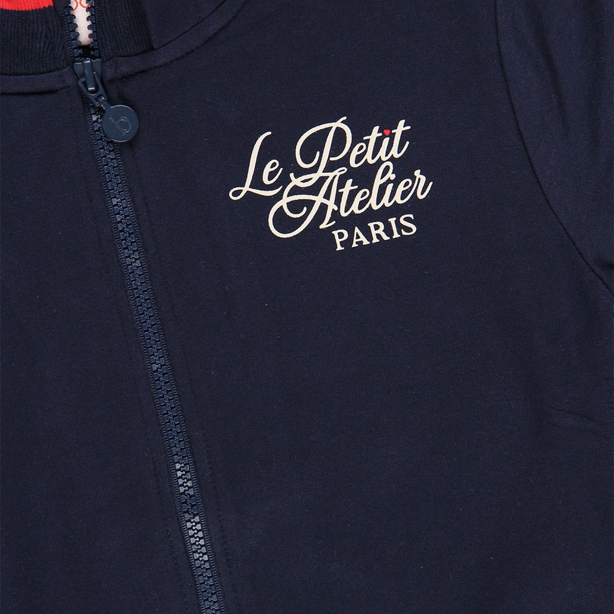 Veste en molleton fille à capuche bleu, BOBOLI