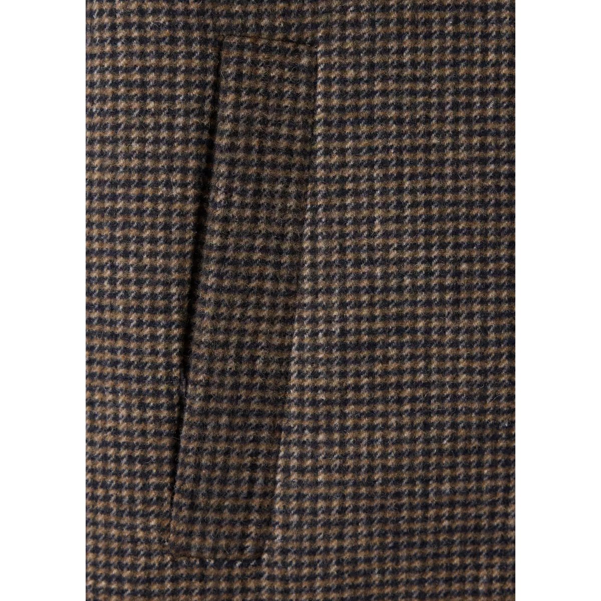 Manteau en laine à double boutonnage marron moyen, MANGO TEEN