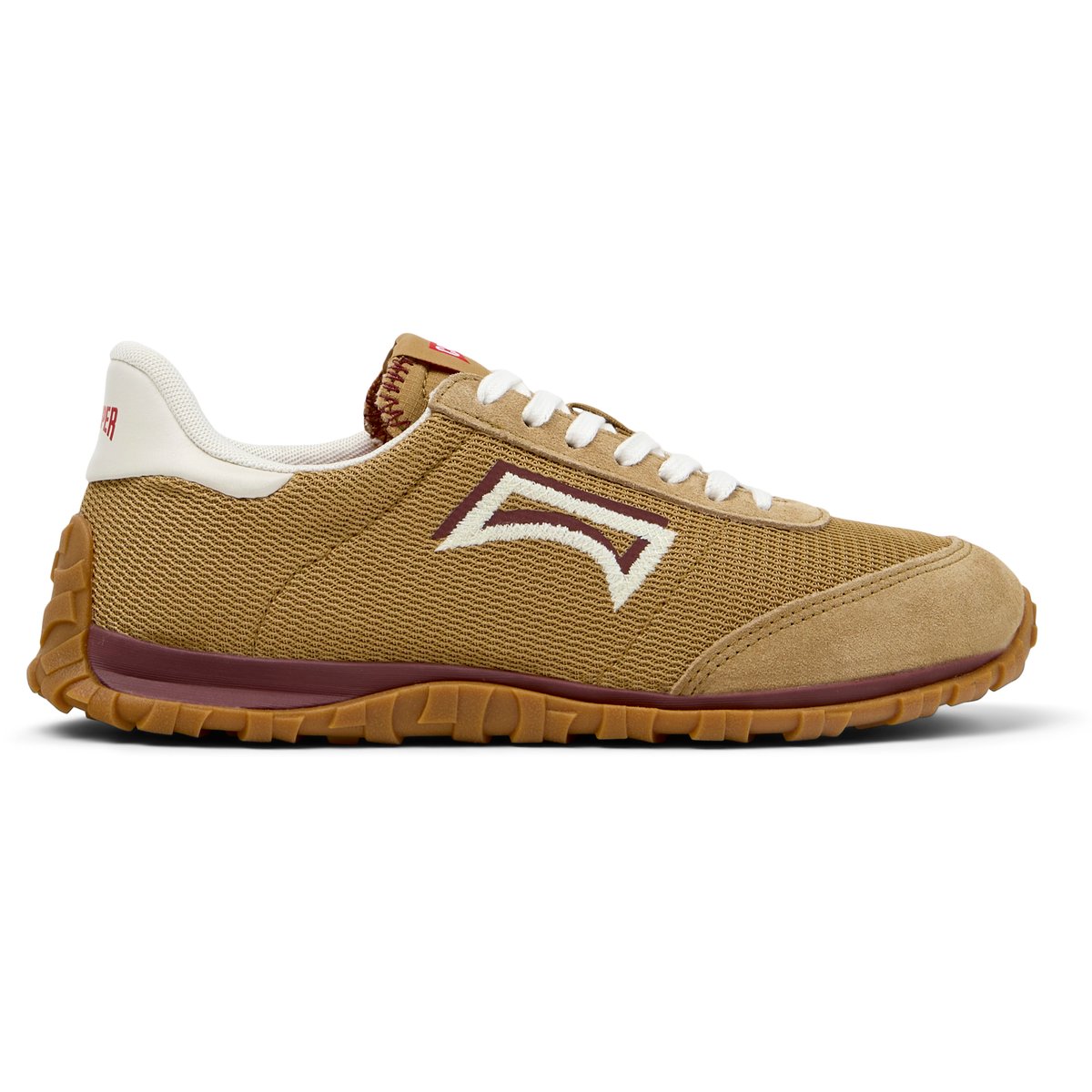 Baskets Drift Walk Cuir daim marron moyen, CAMPER