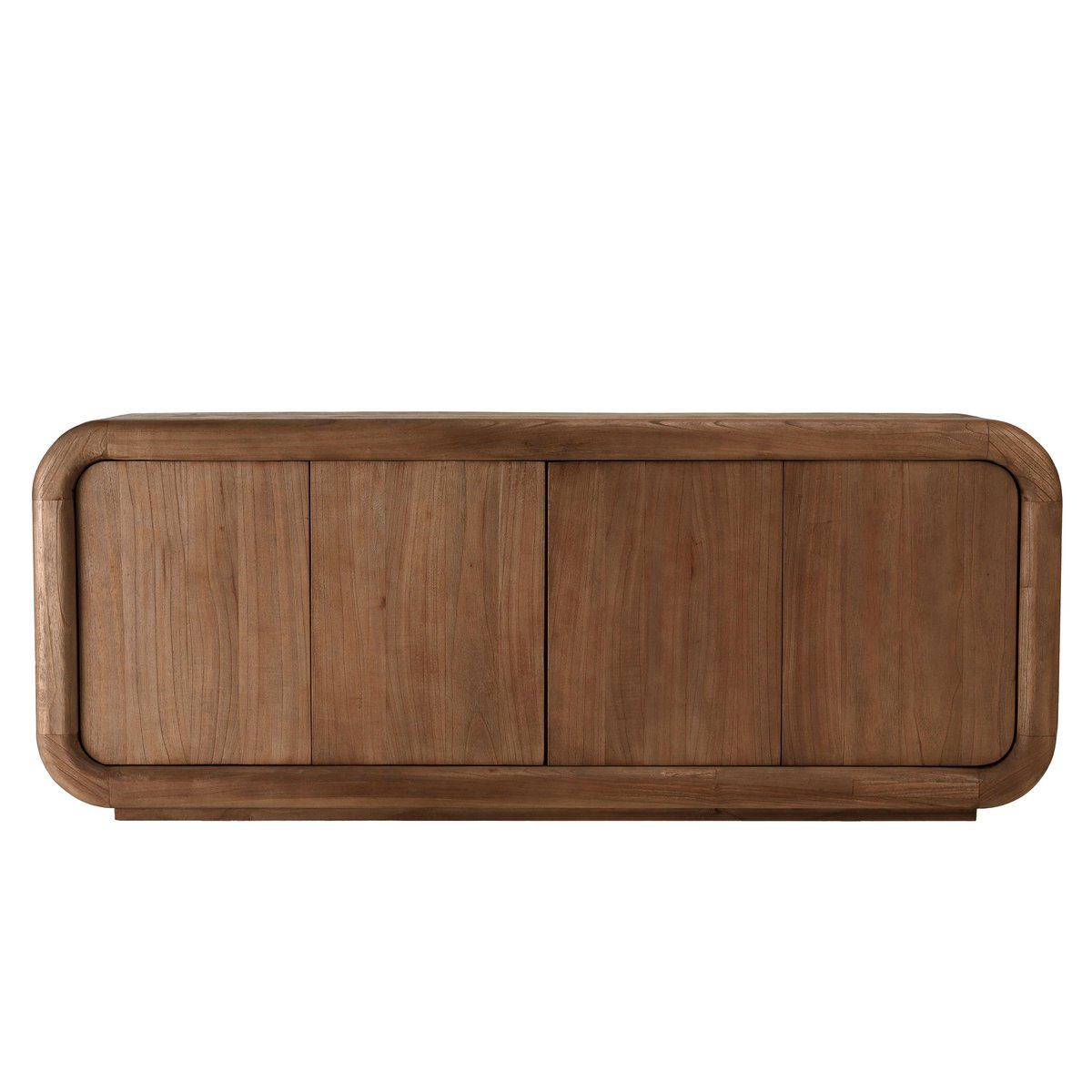 Buffet 4 portes en bois de mindi ARCUS bois naturel, PIER IMPORT