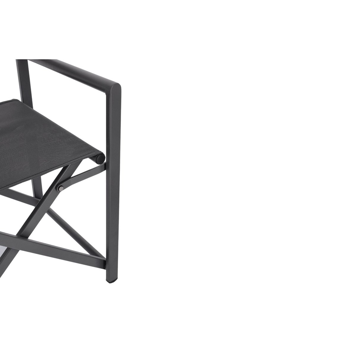 Chaises de metteur en scène pliables d'extérieur (lot de 2) - CABOURG anthracite, HELLIN, DEPUIS 1862