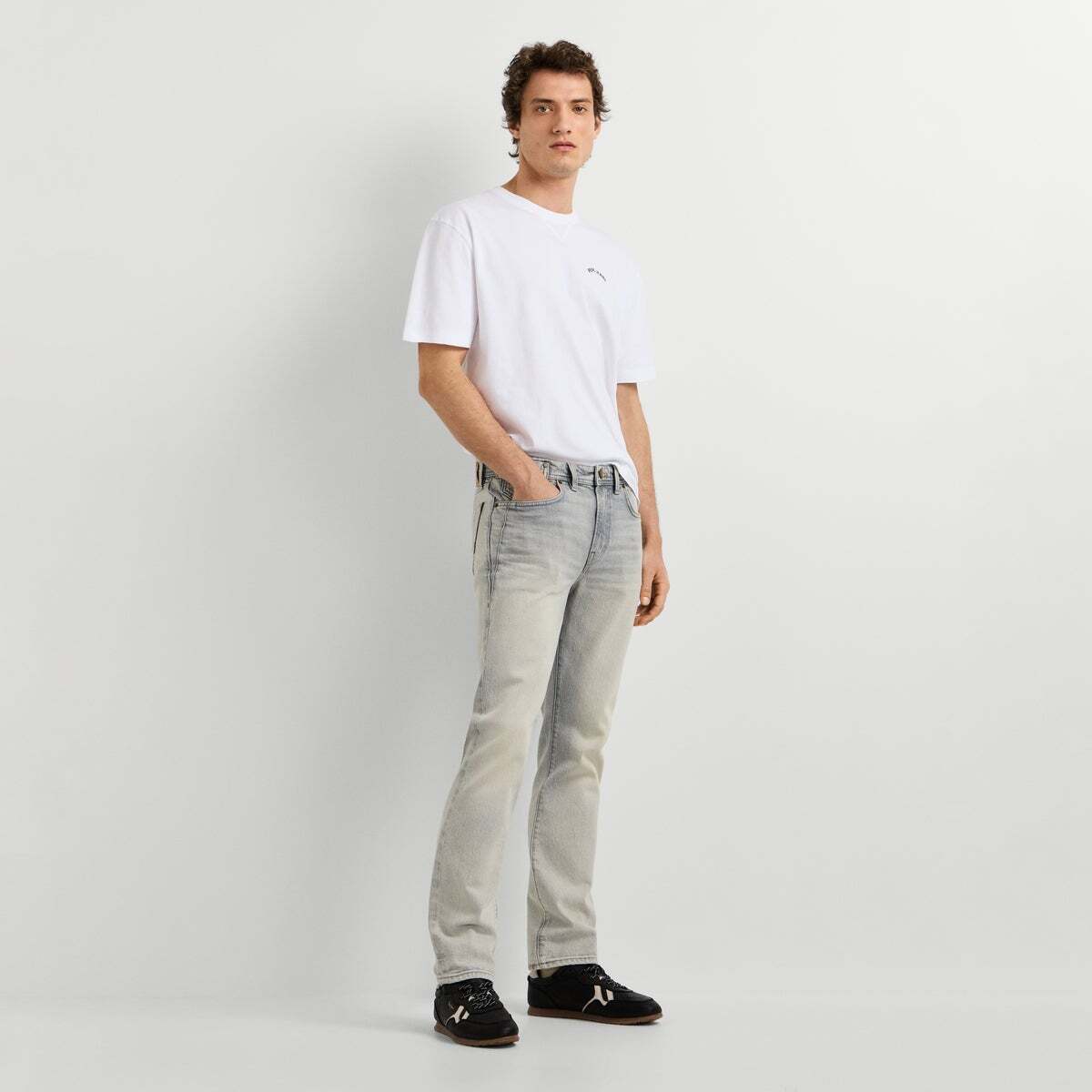 Pipe - Jean Coupe Slim, Taille Normale gris vintage, PEPE JEANS
