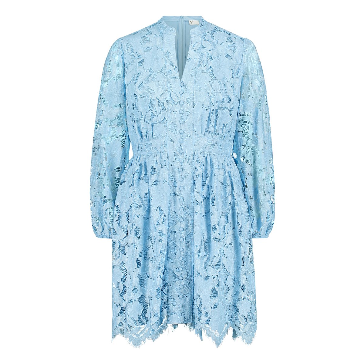 Robe en dentelle en dentelle soft sky, VERA MONT