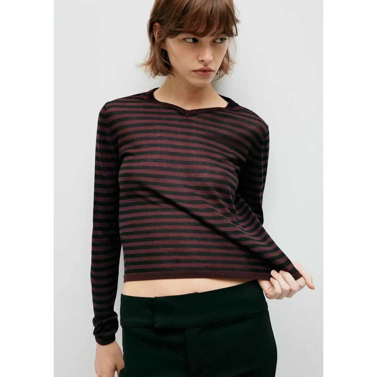 Pull carlos lie de vin, MANGO