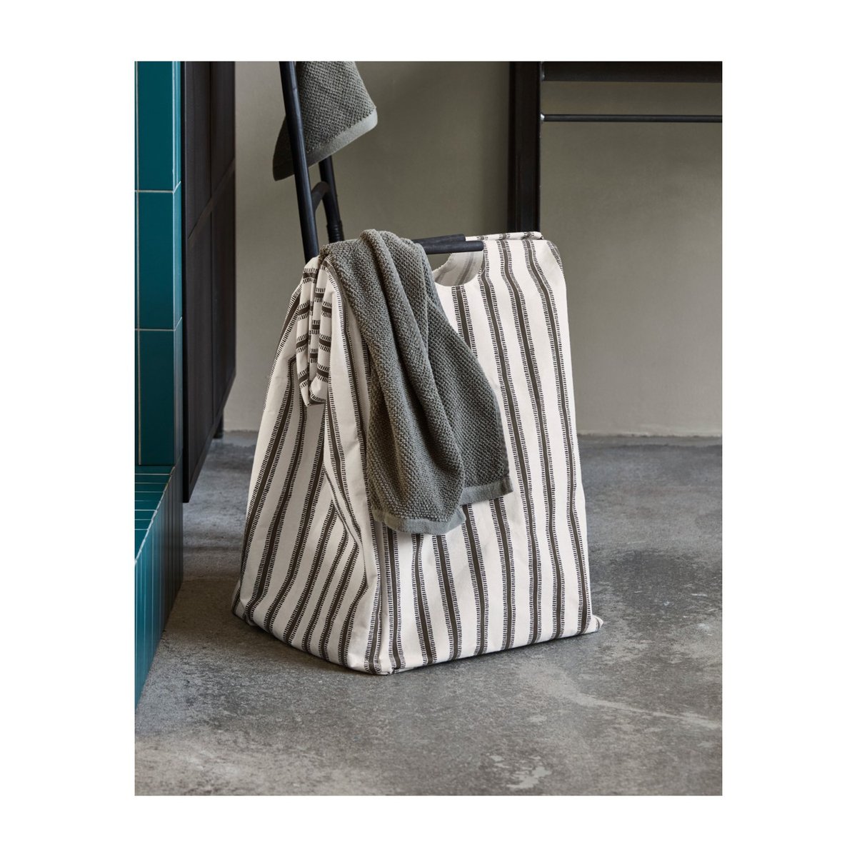 Sac à linge Vibes 60 cm brown, HOUSE DOCTOR