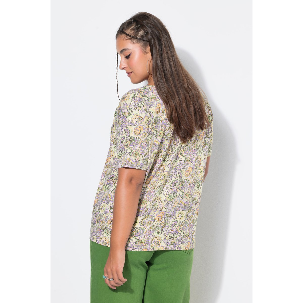 T-shirt oversize, imprimé cachemire cactus, STUDIO UNTOLD
