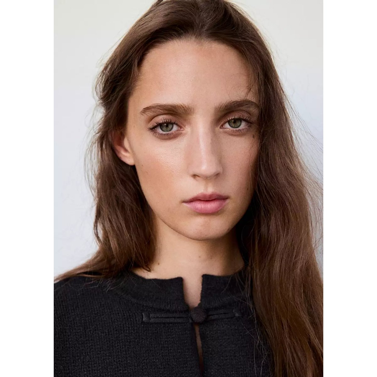 Veste droite à brandebourgs noir, MANGO
